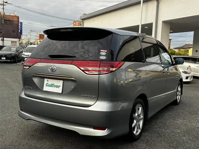 トヨタ エスティマ アエラス Gエディション NAVI 熊本県 2007(平19)年 14.4万km ミディアムシルバーメタリック ワンオーナー/純正メーカーナビ/【CD/DVD/ミュージックサーバー】/バックカメラ/両側パワースライドドア/ステアリングスイッチ/純正17インチAW/M/Tモード/オートライト/Wエアコン/ETC/純正フロアマット/プッシュスタート/スマートキー/ウォークスルー/3列シート/ウインカーミラー/ドアバイザー/記録簿