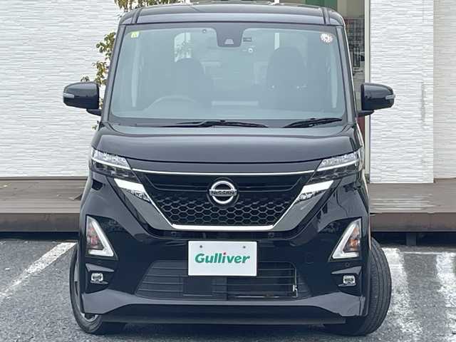 日産 ルークス ハイウェイスター X 千葉県 2020(令2)年 2.4万km ブラック ナビMM517D-W　全方位カメラ　両側電動スライドドア　ハンズフリーオートスライドドア　ドラレコ　全方位カメラ付ミラー　リアサーキュレーター　前後センサー　LEDライト　オートライト　１４インチAW