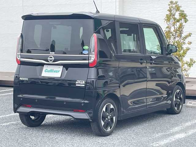 日産 ルークス ハイウェイスター X 千葉県 2020(令2)年 2.4万km ブラック ナビMM517D-W　全方位カメラ　両側電動スライドドア　ハンズフリーオートスライドドア　ドラレコ　全方位カメラ付ミラー　リアサーキュレーター　前後センサー　LEDライト　オートライト　１４インチAW