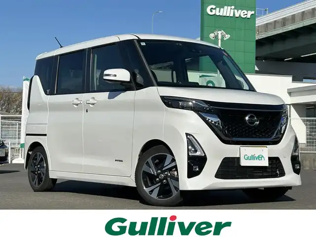 日産 ルークス HWS Gターボ プロパイロットED 宮城県 2020(令2)年 4.9万km ホワイトパール プロパイロット/純正9インチSDナビ/DTV/AM/FM/BT/USB/DVD/AUX/360度全方位カメラ/ビルトインETC/純正ドライブレコーダー/衝突軽減ブレーキ/両側パワースライドドア/電動パーキングブレーキ/コーナーセンサ―/LEDオートライト/フォグランプ/アイドリングストップ/純正15インチAW/純正フロアマット/プッシュスタート/ステアリングスイッチ/電格ミラー/ターボ車