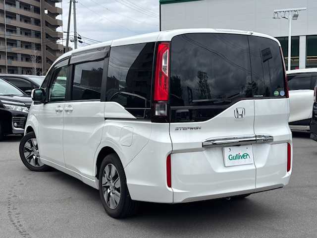 ホンダ ステップワゴン G EX 長野県 2015(平27)年 5.8万km パール 純正メモリナビ/フルセグテレビ/BluetoothAudio/両側パワースライドドア/純正16インチアルミホイール/アイドリングストップ/衝突被害軽減システム/横滑り防止システム/レーンキープアシスト/クルーズコントロール/ステアリングスイッチ/純正フロアマット/LEDオートライト/フリップダウンモニター/LEDオートライト/ETC