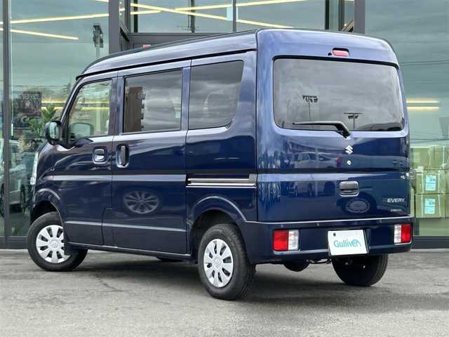 スズキ エブリイ JOIN 道東・釧路十勝 2024(令6)年 1.1万km ノクターンブルーパール ・ワンオーナー/・パートタイム4WD/・デュアルカメラブレーキサポート/・純正ナビ/・バックカメラ/・両側イージークローザードア/・HIDヘッドライト/・横滑り防止装置/・レーンアシスト/・衝突軽減システム/・盗難防止装置/・アイドリングストップ/・純正フロアマット/・オートライト