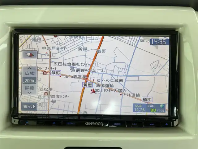 スズキ ハスラー X 富山県 2014(平26)年 2.6万km フェニックスレッドパール/ブルーイッシュブラックパール 社外７型ナビ　/ワンセグＴＶ　/ＤＶＤ　/スマートキー　/プッシュスタート　/アイドリングストップ　/純正フロアマット　/衝突被害軽減システム　/横滑り防止装置　/盗難防止装置　/純正１５インチＡＷ　/純正ドアバイザー
