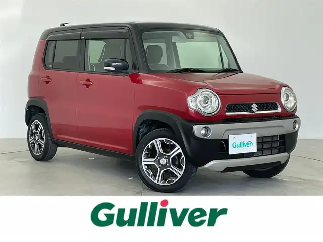 スズキ ハスラー X 富山県 2014(平26)年 2.6万km フェニックスレッドパール/ブルーイッシュブラックパール 社外７型ナビ　/ワンセグＴＶ　/ＤＶＤ　/スマートキー　/プッシュスタート　/アイドリングストップ　/純正フロアマット　/衝突被害軽減システム　/横滑り防止装置　/盗難防止装置　/純正１５インチＡＷ　/純正ドアバイザー