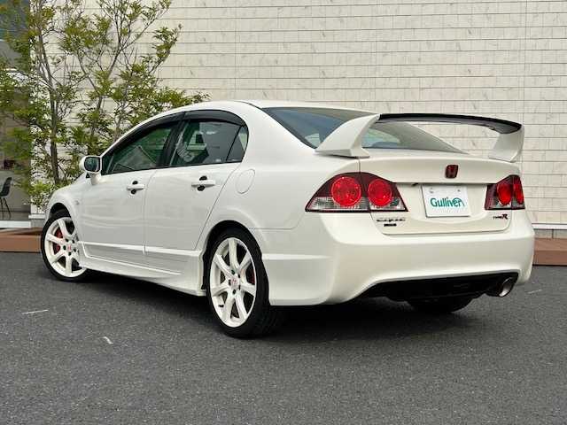 ホンダ シビック タイプR 茨城県 2007(平19)年 10.8万km 白 純正ナビ　/純正エアロ　/純正ＡＷ　/バックカメラ　/ＡＢＳ　/パワーステアリング　/パワーウィンドウ　/取扱説明書 /純正フロアマット /LEDライト