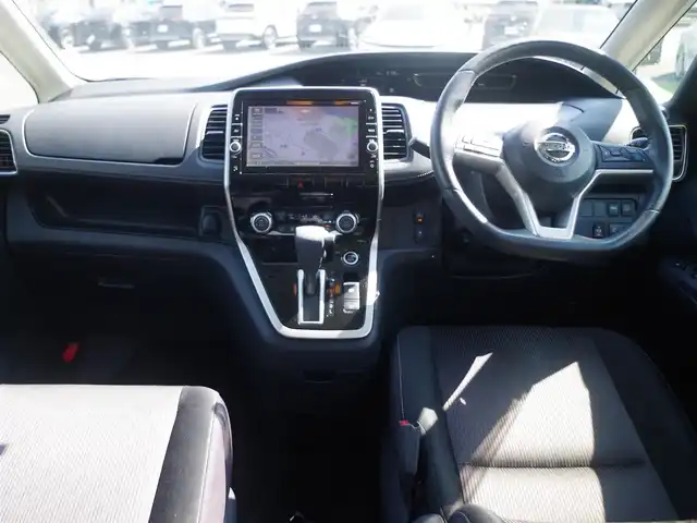 日産 セレナ ハイウェイスター プロパイロットED 千葉県 2016(平28)年 7.5万km アズライトブルー エマージェンシーブレーキ/プロパイロット/インテリジェントクルーズコントロール/ハンズフリー両側パワースライドドア/9インチ純正SDナビ/地デジTV/【BD/DVD/CD再生機能　Bluetooth接続】/バックカメラ/ドライブレコーダー（前後撮影）/革巻きステアリング/ステアリングスイッチ/ETC/LEDヘッドライト/フォグライト/ウインカーミラー/コーナーセンサー/純正16インチアルミホイル/サイド/カーテンエアバッグ/インテリジェントキー