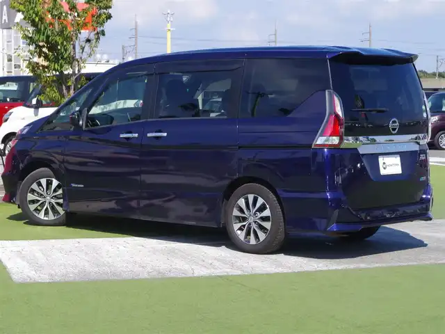 日産 セレナ ハイウェイスター プロパイロットED 千葉県 2016(平28)年 7.5万km アズライトブルー エマージェンシーブレーキ/プロパイロット/インテリジェントクルーズコントロール/ハンズフリー両側パワースライドドア/9インチ純正SDナビ/地デジTV/【BD/DVD/CD再生機能　Bluetooth接続】/バックカメラ/ドライブレコーダー（前後撮影）/革巻きステアリング/ステアリングスイッチ/ETC/LEDヘッドライト/フォグライト/ウインカーミラー/コーナーセンサー/純正16インチアルミホイル/サイド/カーテンエアバッグ/インテリジェントキー