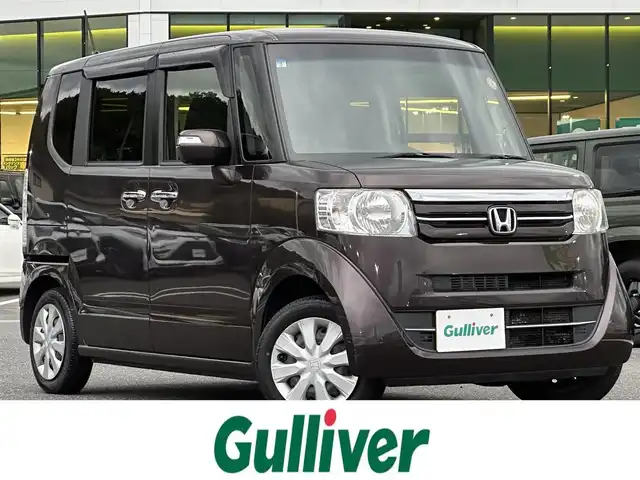 ホンダ Ｎ ＢＯＸ G SSパッケージ 島根県 2016(平28)年 7.5万km プレミアムディープモカパール 登録時走行距離74849km/取扱説明書/保証書/純正Gathersナビ/フルセグテレビ/バックカメラ/左側パワースライドドア/プッシュスタート/スマートキー(スペアスマート×1)/前席シートヒーター/ドアバイザー/ヘッドライトレベライザー/ビルトインETC