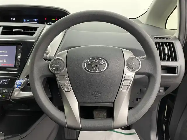 トヨタ プリウス α S 宮城県 2015(平27)年 2.8万km アティチュードブラックマイカ クラリオンナビ/バックモニター/ETC/スマートキー/LEDフォグランプ/3列シート/フルオートエアコン/オートライト/禁煙車
