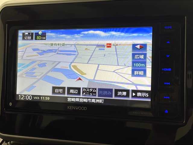 スズキ スペーシア カスタム HYBRID XS ターボ 宮崎県 2020(令2)年 3.2万km ブルーイッシュブラックパール3 社外ナビ(MDV-S707W)/CD/DVD/AM/FM/SD/BT/両側パワースライドドア/クルーズコントロール/全周囲カメラ/衝突軽減ブレーキ/横滑り防止装置/車線逸脱警報/電動格納ミラー/ステアリングスイッチ/コーナーセンサー/ハーフレザー/シートヒーター/パドルシフト/フロアマット/サイドバイザー/ETC