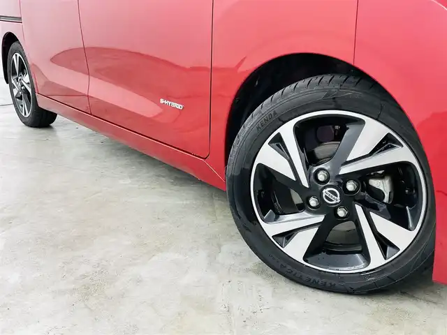 日産 ルークス HWS Gターボ プロパイロットED 福島県 2021(令3)年 1.7万km スパークリングレッド/ブラック エマージェンシーブレーキ/・プロパイロット/・車線逸脱防止機能/純正9インチナビ/・型番；MM321D-L/・フルセグ/TV/SD/BT/CD/DVD/USB/iPod/AM/FM/アラウンドビューモニター/両側パワースライドドア/LEDオートヘッドライト/・LEDフォグランプ/純正アルミホイール付きサマータイヤ/電子パーキング/・オートブレーキホールド/ビルドインETC/前後ナビ連動純正ドラレコ/純正フロアマット/ドアバイザー/プッシュスタート/・スマートキー/・スペアキー