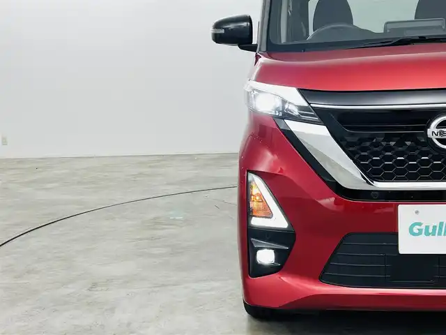 日産 ルークス HWS Gターボ プロパイロットED 福島県 2021(令3)年 1.7万km スパークリングレッド/ブラック エマージェンシーブレーキ/・プロパイロット/・車線逸脱防止機能/純正9インチナビ/・型番；MM321D-L/・フルセグ/TV/SD/BT/CD/DVD/USB/iPod/AM/FM/アラウンドビューモニター/両側パワースライドドア/LEDオートヘッドライト/・LEDフォグランプ/純正アルミホイール付きサマータイヤ/電子パーキング/・オートブレーキホールド/ビルドインETC/前後ナビ連動純正ドラレコ/純正フロアマット/ドアバイザー/プッシュスタート/・スマートキー/・スペアキー