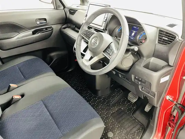 日産 ルークス HWS Gターボ プロパイロットED 福島県 2021(令3)年 1.7万km スパークリングレッド/ブラック エマージェンシーブレーキ/・プロパイロット/・車線逸脱防止機能/純正9インチナビ/・型番；MM321D-L/・フルセグ/TV/SD/BT/CD/DVD/USB/iPod/AM/FM/アラウンドビューモニター/両側パワースライドドア/LEDオートヘッドライト/・LEDフォグランプ/純正アルミホイール付きサマータイヤ/電子パーキング/・オートブレーキホールド/ビルドインETC/前後ナビ連動純正ドラレコ/純正フロアマット/ドアバイザー/プッシュスタート/・スマートキー/・スペアキー