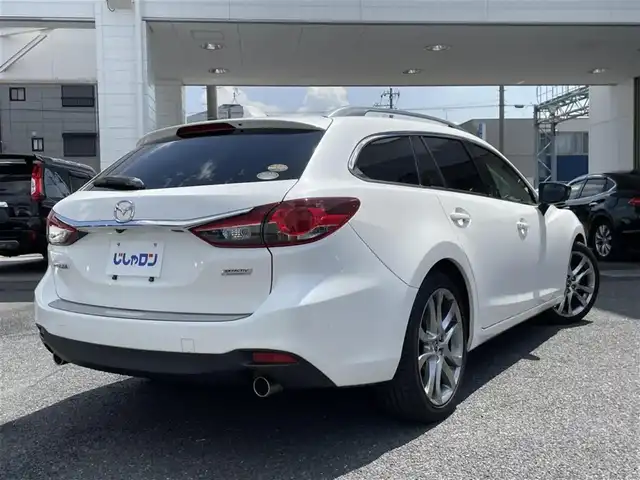 マツダ アテンザ ワゴン 25S Lパッケージ 埼玉県 2013(平25)年 11.3万km スノーフレイクホワイトパールマイカ (株)IDOMが運営する【じしゃロン鳩ヶ谷店】の自社ローン専用車両になりますこちらは現金またはオートローンご利用時の価格です。自社ローンご希望の方は別途その旨お申付け下さい/スマートシティブレーキサポート/レーダークルーズコントロール/レーンキープアシスト/純正メモリーナビ/フルセグＴＶ/バックカメラ/ＥＴＣ/前後ドライブレコーダー/黒革シート/電動シート/シートヒーター/ＨＩＤヘッドライト