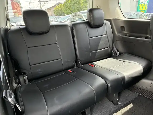 日産 セレナ ハイウェイスター Sハイブリッド 熊本県 2013(平25)年 8.9万km ブリリアントホワイトパール 純正SDナビ(MC313D-W)/【フルセグTV/SD/CD/DVD/Bluetooth】/バックカメラ/ALPINEフリップダウンモニター/片側パワースライドドア/クルーズコントロール/社外17インチアルミホイール/Clazzio革調シートカバー/オートライト/ETC/横滑り防止装置/盗難防止装置/純正フロアマット/プッシュスタート/スマートキー/スペアキー/三列シート/ウォークスルー/取扱説明書/保証書