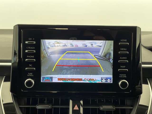 トヨタ カローラツーリング ハイブリッド G－X 栃木県 2022(令4)年 4.8万km プラチナホワイトパールマイカ ディスプレイオーディオ/Bluetooth/バックカメラ/トヨタセーフティセンス/衝突軽減ブレーキ/車線逸脱警報/オートマチックハイビーム/先行車発進告知/コーナーセンサー前後/ロードサインアシスト/ビルトインETC/前方ドライブレコーダー/オートライト/LEDヘッドライト/横滑り防止装置/スマートキー/プッシュスタート/ステアリングスイッチ/電動格納ミラー/純正フロアマット