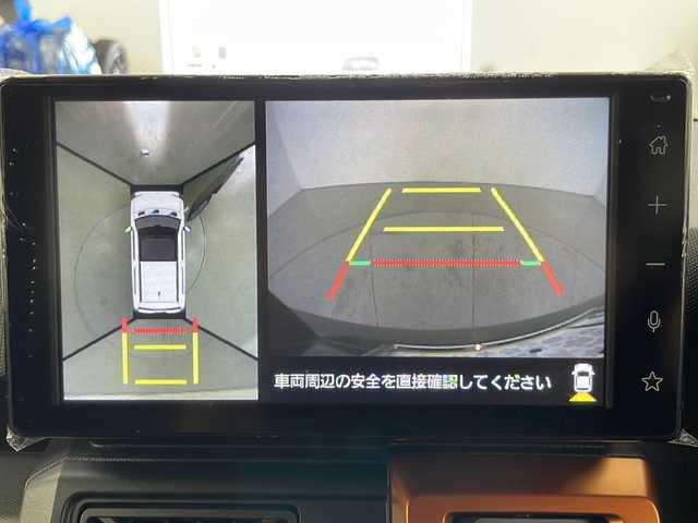 ダイハツ タフト G ターボ 道央・札幌 2023(令5)年 2.6万km フォレストカーキメタリック ・４WD　/ターボ/ 　スマートアシスト/・衝突回避支援ブレーキ/衝突安全ボディ/・EBD（電子制動力配分装置）、盗難防止システム/全周囲カメラ/横滑り防止装置/・レーンアシスト、ヒルスタートアシスト/・レーダークルーズコントロール/・純正ディスプレイオーディオ/・フルセグ/Bluetooth/USB/HDMI/・コーナーセンサー/・スカイフィールトップ/・運転席。助手席シートヒーター/・ETC/・スタッドレスタイヤ積込み