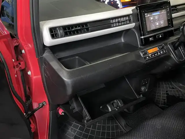 スズキ ワゴンＲ HYBRID FX 千葉県 2017(平29)年 6万km ピュアレッド 全周囲カメラ/前席シートヒーター/純正メモリーナビ/フルセグTV/Bluetooth/DVD/CD再生/USB/AUX
