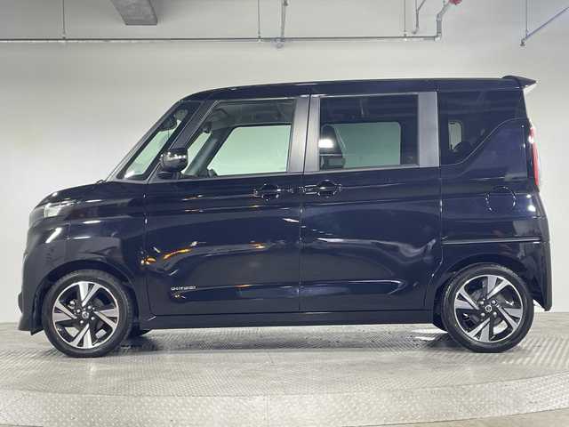 日産 ルークス HWS X プロパイロットED 神奈川県 2023(令5)年 3.6万km ブラック プロパイロット/・インテリジェント エマージェンシーブレーキ/・踏み間違い衝突防止アシスト/・インテリジェント LI＋LDW/・インテリジェント FCW/・ハイビームアシスト/アダプティブLEDヘッドライトシステム/・インテリジェント アラウンドビューモニター/・インテリジェント DA/純正ナビ/・BT/フルセグTV/USB/AUX/AM/FM/インテリジェントアラウンドビューモニター/電動サイドブレーキ/オートホールド/両側電動スライドドア/アイドリングストップ機能/ステアリングスイッチ/Autoライト/LEDヘッドライト/フォグランプ/ビルトインETC/自動防眩ミラー/SOSコール/シートリフター/電動格納ミラー/ウィンカーミラー/コーナーセンサー/純正フロアマット/純正アルミホイール