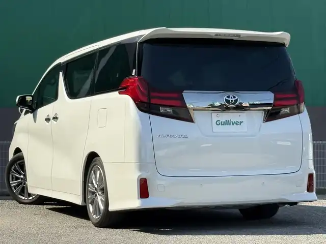 トヨタ アルファード S Aパッケージ タイプブラック 千葉県 2017(平29)年 3.8万km ホワイトパールクリスタルシャイン 社外10インチメモリナビ（CD/DVD/Bluetooth）/フルセグTV/クルーズコントロール/両側パワースライドドア/ETC/ツインムーンルーフ/バックカメラ/ハーフレザーシート/コーナーセンサー/LEDヘッドライト/フォグランプ/オートライト/純正アルミホイール/純正フロアマット