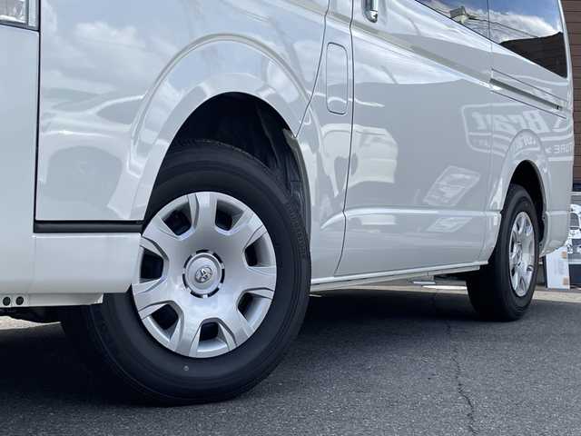 トヨタ ハイエース GL 福島県 2025(令7)年 0.1千km ホワイトパールクリスタルシャイン ワンオーナー　/４ＷＤ　/パワースライドドア　/純正デジタルインナーミラー　/パノラミックビューモニター　/前後クリアランスソナー　/オートマチックハイビーム　/リアルームランプスイッチ