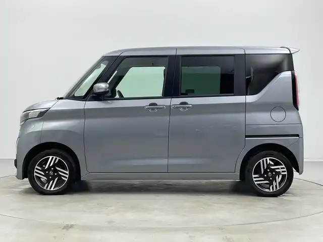 日産 ルークス HWS X プロパイロットED 新潟県 2023(令5)年 6.3万km チタニウムグレーメタリック 純正後付けナビ MJ122D-W/（BT/FM/AM/フルセグTV）/全周囲カメラ(ディスプレイ付自動防眩式ルームミラー)/ハンズフリーオートスライドドア/両側電動スライドドア/D/N席シートヒーター/ステアリングヒーター/追従式クルーズコントロール/前後コーナーセンサー/LEDヘッドライト/アイドリングストップ/ステアリングヒーター/オートライト/純正フロアマット/プロパイロット/エマージェンシーブレーキ/オートブレーキホールド/プッシュスタート