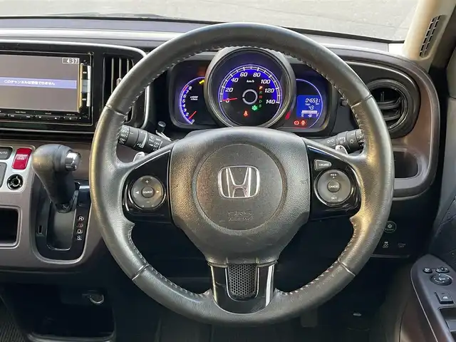 ホンダ Ｎ ＯＮＥ プレミアム ツアラー 岡山県 2015(平27)年 4.7万km 青Ⅱ 純正ナビ/ワンセグTV、CD、AM、FM、Bluetooth/バックカメラ/ETC/パドルシフト/オートライト/クルーズコントロール/CTBA/純正アルミホイール/純正フロアマット