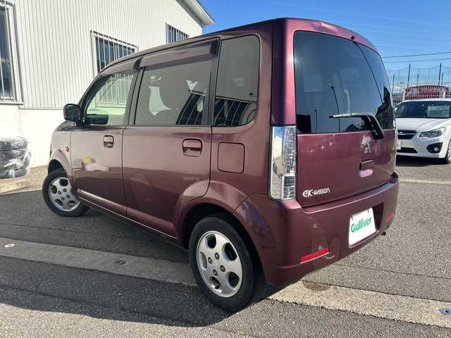 三菱 ｅＫワゴン G 富山県 2012(平24)年 8.3万km ラズベリーレッド ワンオーナー/キーレスエントリー/ETC/純正CDプレーヤー/シートヒーター/フォグランプ/電動格納ミラー/フロアマット/純正ドアバイザー/ヘッドライトレベライザー/Wエアバッグ/社外AWスタッドレス車載(155/65R13)/保証書・取説/スペアキー