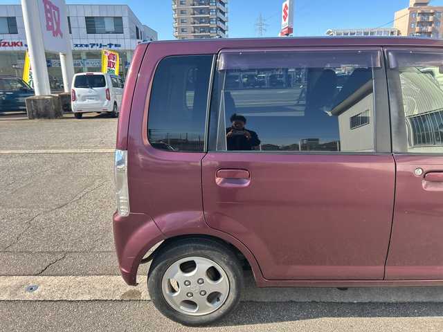 三菱 ｅＫワゴン G 富山県 2012(平24)年 8.3万km ラズベリーレッド ワンオーナー/キーレスエントリー/ETC/純正CDプレーヤー/シートヒーター/フォグランプ/電動格納ミラー/フロアマット/純正ドアバイザー/ヘッドライトレベライザー/Wエアバッグ/社外AWスタッドレス車載(155/65R13)/保証書・取説/スペアキー