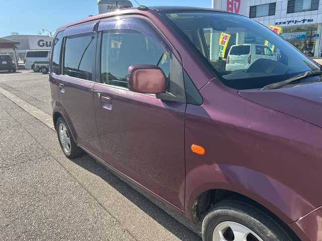 三菱 ｅＫワゴン G 富山県 2012(平24)年 8.3万km ラズベリーレッド ワンオーナー/キーレスエントリー/ETC/純正CDプレーヤー/シートヒーター/フォグランプ/電動格納ミラー/フロアマット/純正ドアバイザー/ヘッドライトレベライザー/Wエアバッグ/社外AWスタッドレス車載(155/65R13)/保証書・取説/スペアキー