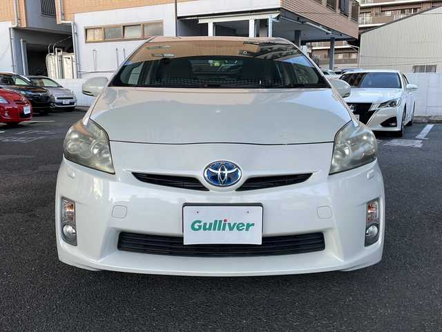 トヨタ プリウス S ツーリングセレクション 大阪府 2009(平21)年 8.7万km ホワイトパールクリスタルシャイン 純正ナビ/バックカメラ/ドライブレコーダー/ワンセグテレビ/純正アルミホイール/純正フロアマット/スペアキー/プッシュスタート/ETC/カーテンエアバッグ/ドアバイザー