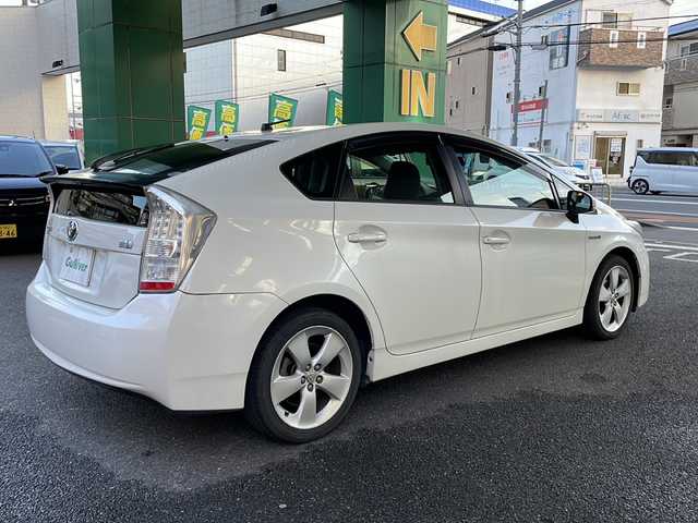 トヨタ プリウス S ツーリングセレクション 大阪府 2009(平21)年 8.7万km ホワイトパールクリスタルシャイン 純正ナビ/バックカメラ/ドライブレコーダー/ワンセグテレビ/純正アルミホイール/純正フロアマット/スペアキー/プッシュスタート/ETC/カーテンエアバッグ/ドアバイザー