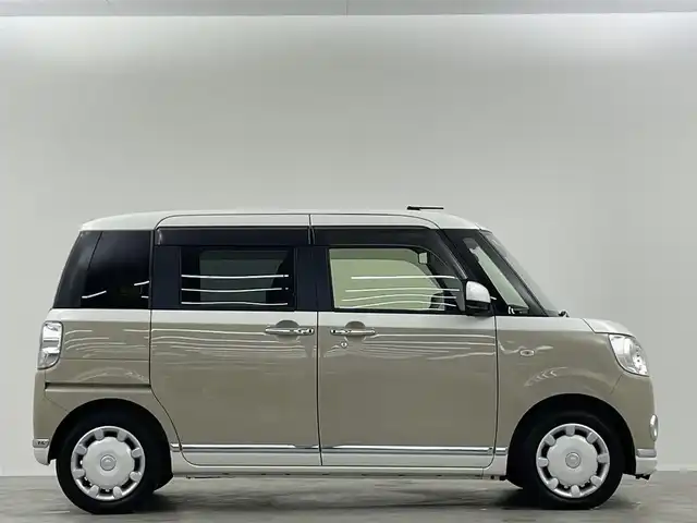 ダイハツ ムーヴ キャンバス G メイクアップ リミテッド　SAⅢ 埼玉県 2019(平31)年 2.8万km パールホワイトⅢ/ナチュラルベージュマイカメタリック 2トーン 純正ナビ　全方位　両側電動　ＥＴＣ　ＬＥＤ　アイドリングストップ　スマートキー　フルセグＴＶ　ドライブレコーダー　ベンチシート　フルフラット　衝突被害軽減　ＣＤ／ＤＶＤ