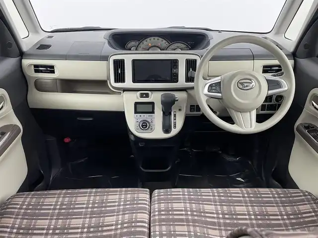 ダイハツ ムーヴ キャンバス G メイクアップ リミテッド　SAⅢ 埼玉県 2019(平31)年 2.8万km パールホワイトⅢ/ナチュラルベージュマイカメタリック 2トーン 純正ナビ　全方位　両側電動　ＥＴＣ　ＬＥＤ　アイドリングストップ　スマートキー　フルセグＴＶ　ドライブレコーダー　ベンチシート　フルフラット　衝突被害軽減　ＣＤ／ＤＶＤ