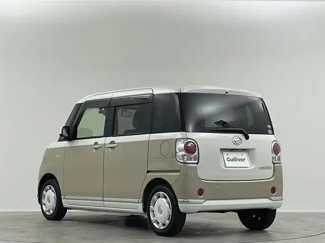 ダイハツ ムーヴ キャンバス G メイクアップ リミテッド　SAⅢ 埼玉県 2019(平31)年 2.8万km パールホワイトⅢ/ナチュラルベージュマイカメタリック 2トーン 純正ナビ　全方位　両側電動　ＥＴＣ　ＬＥＤ　アイドリングストップ　スマートキー　フルセグＴＶ　ドライブレコーダー　ベンチシート　フルフラット　衝突被害軽減　ＣＤ／ＤＶＤ