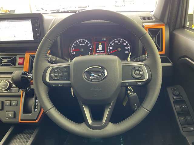 ダイハツ タフト G 岐阜県 2025(令7)年 0.1千km レイクブルーメタリック ガラスルーフ/純正メモリナビ/CD/DVD/Bluetooth/HDMI/フルセグTV/バックカメラ/衝突軽減ブレーキ/レーダークルーズコントロール/全席シートヒーター/オートLEDヘッドライト/ステアリングリモコン/電動パーキングブレーキ/純正15インチアルミホイール/スマートキー/プッシュスタート