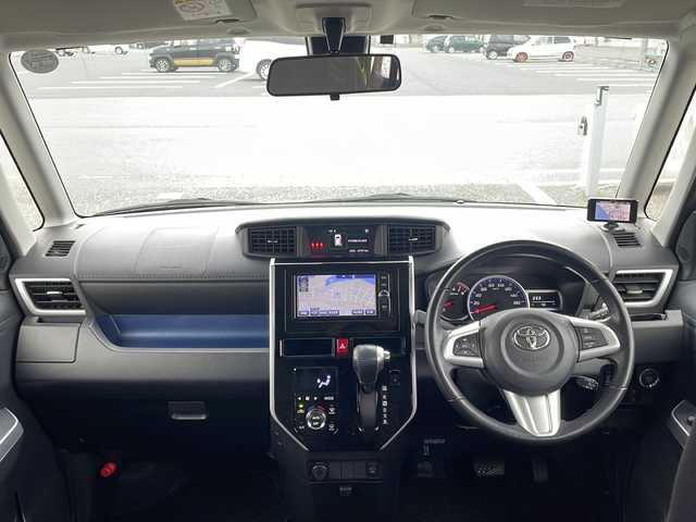 トヨタ ルーミー カスタムG S 島根県 2017(平29)年 4.8万km フレッシュグリーンメタリック 純正7インチSDナビゲーション(NSZT-W66T)/フルセグ BT SD CD DVD/全方位カメラ/クルーズコントロール/ビルトインETC/両側パワースライドドア/LEDヘッドライト/AUTOライト/フォグライト/後席サイドサンシェード/ISOFIX/純正14インチアルミホイール