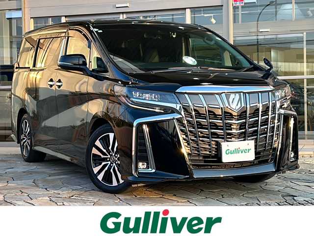 トヨタ アルファード S Cパッケージ 静岡県 2019(平31)年 9.8万km ブラック 純正ナビ/AM/FM/CD/DVD/フルセグTV/SD/Bluetooth/主要装備/・ドライブレコーダー　/・レーダークルーズコントロール　/・バックカメラ　/・ＥＴＣ　/・コーナーセンサー　/・シートヒーター　/・エアシート　/・パワーシート　/・両側パワースライドドア　/・スマートキー　/・レザーシート/・ハンドルヒーター/・シートメモリー/・オットマン/・サンルーフ/・レーンキープ/・衝突軽減システム/・横滑り防止装置/・オートハイビーム/・オートライト/・LEDヘッドライト/・フォグランプ/・プッシュスタート/・純正アルミホイール/・純正フロアマット/・オートホールド/・スペアキー/・カーテンエアバック/・SOSコール/・ステアリングリモコン