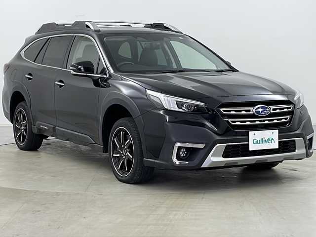 スバル アウトバック リミテッドEX 道央・札幌 2022(令4)年 3.3万km クリスタルブラックシリカ ・4WD/・純正ナビ(BT＆フルセグTV＆USB＆AUX)/・バックカメラ/・パワーバックドア/・harman kardonサラウンド/・黒レザー/・シートメモリ/・シートヒーター/・パワーシート/・アイサイト/・プリクラッシュブレーキ/・レーンキープアシスト/・レーダークルーズコントロール/・先行車発進お知らせ/・ブラインドスポット/・ステアリングヒーター/・LEDヘッドライト/・オートライト/・LEDフォグ/・スマートキー/・社外17インチアルミホイール