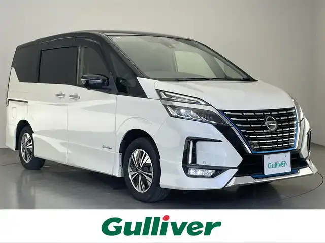 日産 セレナ e－パワー ハイウェイスター V 愛知県 2021(令3)年 6.1万km ブリリアントホワイトパール 2トーン 純正１０型ナビＴＶ　ＨＤＭＩ　純正後席モニター　全方位カメラ　プロパイロット　セーフティパックＡ　防水シート　デジタルインナーミラー　純正エアロ　純正ドラレコ　ハンズフリ両側パワスラ　衝突軽減　LEDオートライト　フォグランプ　コーナーセンサー　　禁煙車