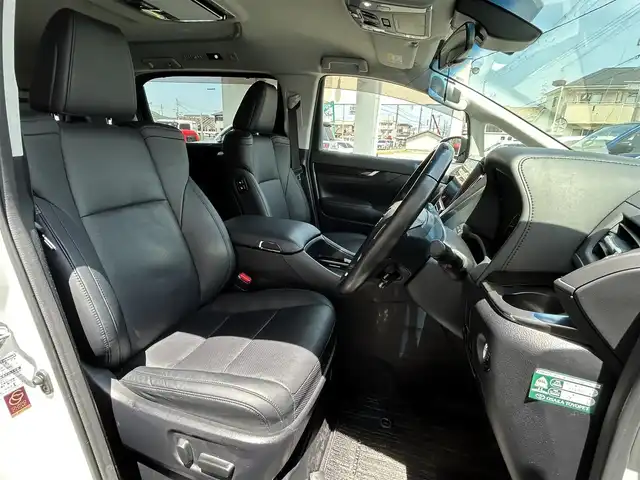 トヨタ アルファード S Cパッケージ 兵庫県 2019(令1)年 3.6万km ホワイトパールクリスタルシャイン アルパイン11インチメモリーナビ/（CD/DVD/BT/フルセグTV）/バックカメラ/12.8インチフリップダウンモニター/両側パワースライドドア/パワーバックドア/ハンドルヒーター/衝突軽減ブレーキ/レーンキーピングサポート/レーダークルーズコントロール/1列目/2列目パワーシート/前席シートヒーター/ベンチレーション/ETC/取扱説明書