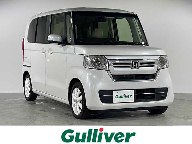 ホンダ Ｎ ＢＯＸ L ターボ 福岡県 2021(令3)年 2.2万km プラチナホワイトパール ・LEDヘッドライト/・コーナーセンサー/・ACC/・Bカメラ/・SDナビ/・シートヒーター（運転席・助手席）/・両側パワースライドドア/・パドルシフト/・レーンキープアシスト/・横滑り防止システム/・衝突軽減ブレーキシステム/・リアサンシェード