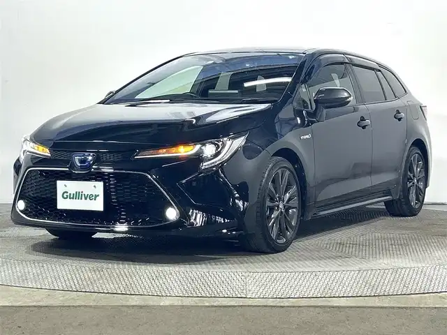 トヨタ カローラツーリング ハイブリッド ダブルバイビー 大阪府 2020(令2)年 2.7万km ブラックマイカ ディプレイオーディオ（ナビ有／ＣＤ／ＤＶＤ／Ｂｌｕｅｔｏｏｔｈ）　ＢＳＭ　衝突軽減　レーンアシアスト　レーダークルーズ　バックカメラ　オートホールド　クリアランスソナー　ビルトインＥＴＣ　ドラレコ