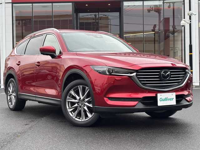 マツダ ＣＸ－８ 宮城県 2019(平31)年 5.5万km ソウルレッドクリスタルM 登録時走行距離54121km/純正ナビ/フルセグTV/BT・AM/FM/全方位カメラ/ETC/レーダークルコン/パワーシートD席/シートヒーターD席・N席/メモリーシート/パワーバックドア/クリアランスソナー/レーンキープ/ルーフレール