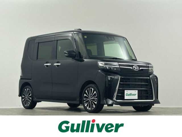 ダイハツ タント カスタム RS 埼玉県 2023(令5)年 1.8万km ブラックマイカメタリック ナビ　フルセグ　ETC　スマートアシスト　全方位カメラ　シートヒーター　両側パワスラ　LEDオートライト　コーナーセンサー　アイドリングストップ　純正AW15インチ　スペアキー　ドラレコ
