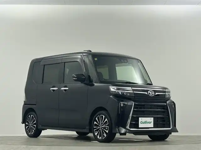 ダイハツ タント カスタム RS 埼玉県 2023(令5)年 1.8万km ブラックマイカメタリック ナビ　フルセグ　ETC　スマートアシスト　全方位カメラ　シートヒーター　両側パワスラ　LEDオートライト　コーナーセンサー　アイドリングストップ　純正AW15インチ　スペアキー　ドラレコ