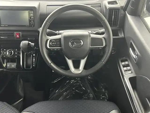 ダイハツ タント カスタム RS 埼玉県 2023(令5)年 1.8万km ブラックマイカメタリック ナビ　フルセグ　ETC　スマートアシスト　全方位カメラ　シートヒーター　両側パワスラ　LEDオートライト　コーナーセンサー　アイドリングストップ　純正AW15インチ　スペアキー　ドラレコ