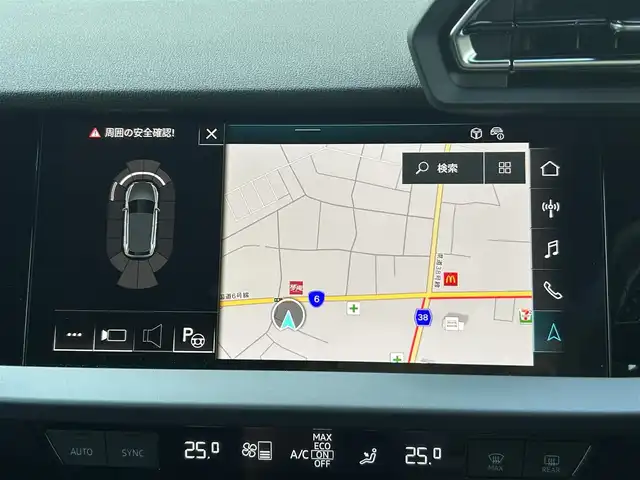 アウディ アウディ Ａ３ SB 30TFSI アドバンスド 茨城県 2025(令7)年 0.3万km グレイシアホワイトメタリック ワンオーナー/純正ナビ/・Applecarplay/・バックカメラ/・フルセグTV/パーキングアシスト/純正ドラレコ前後/アイドリングストップ/クルーズコントロール/シートヒーターD＋N席/パワーシートD＋N席/レーンキープアシスト/オートマチックハイビーム/置くだけ充電器/ETC2.0