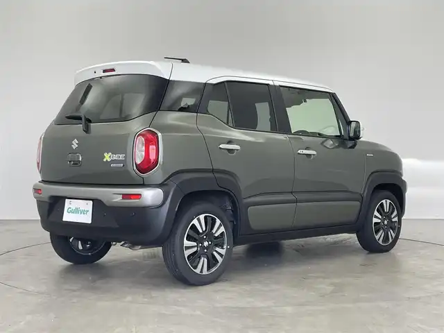 スズキ クロスビー HYBRID MZ 埼玉県 2024(令6)年 0.5万km タフカーキパールメタリック/ホワイト2トーン セーフティサポート　社外ナビ　全方位モニター　ＥＴＣ　３６０度ドライブレコーダー　レーダークルーズコントロール　シートヒーター　パドルシフト　純正アルミホイール　オートライト　ＬＥＤヘッドライト　ＴＶ