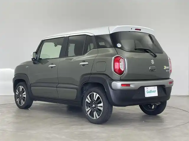 スズキ クロスビー HYBRID MZ 埼玉県 2024(令6)年 0.5万km タフカーキパールメタリック/ホワイト2トーン セーフティサポート　社外ナビ　全方位モニター　ＥＴＣ　３６０度ドライブレコーダー　レーダークルーズコントロール　シートヒーター　パドルシフト　純正アルミホイール　オートライト　ＬＥＤヘッドライト　ＴＶ
